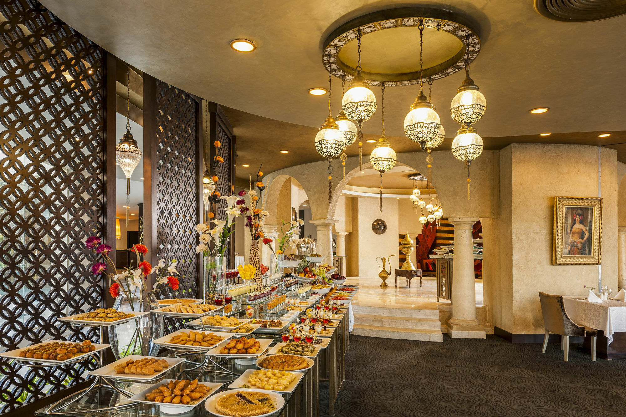 Rixos Alamein - Full Board Plus El Alamein Exteriér fotografie The buffet at the hotel
